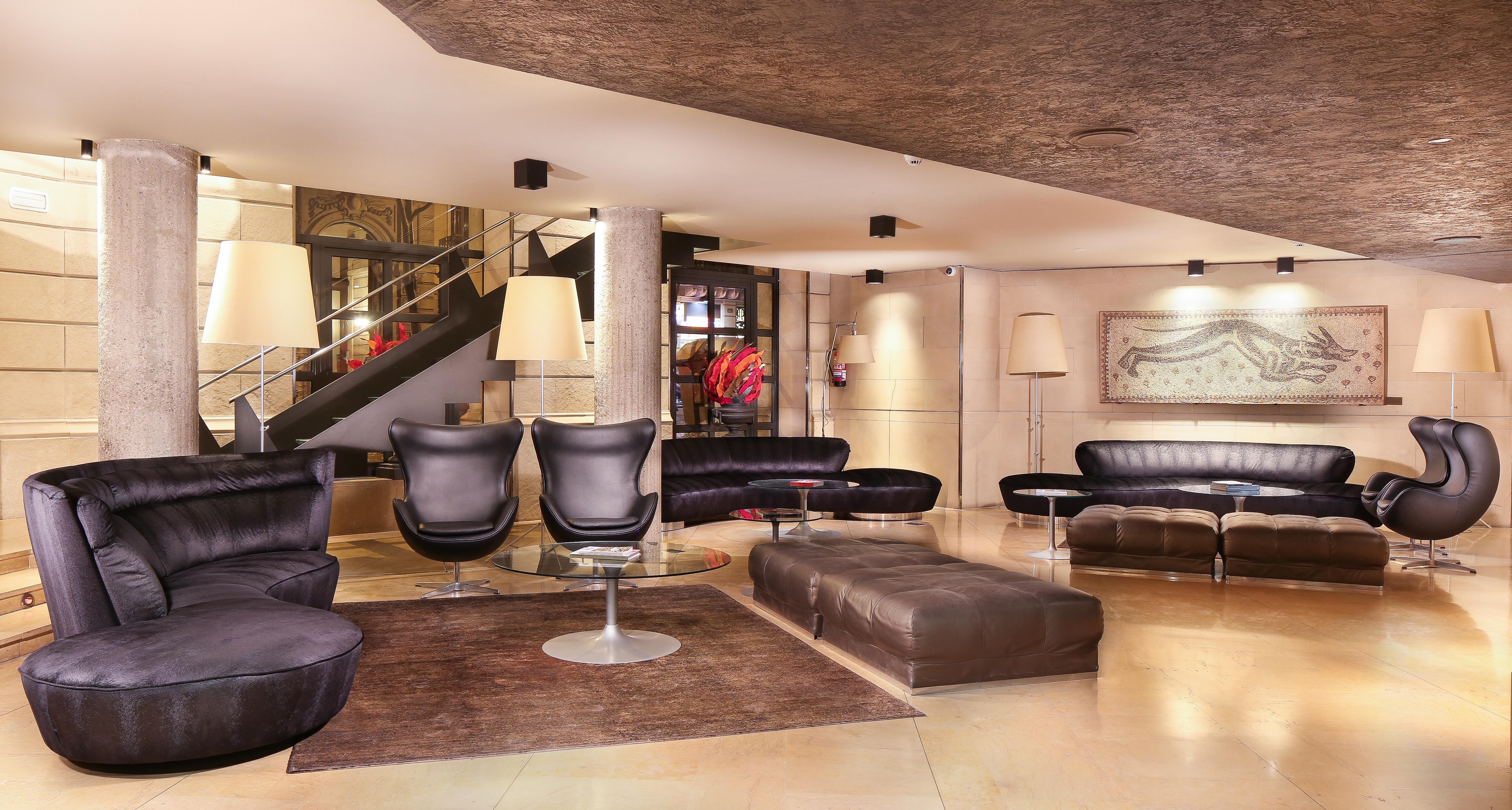 Claris Hotel & Spa Gl, A Small Luxury Hotel Of The World Barcelona Exteriér fotografie Lobby