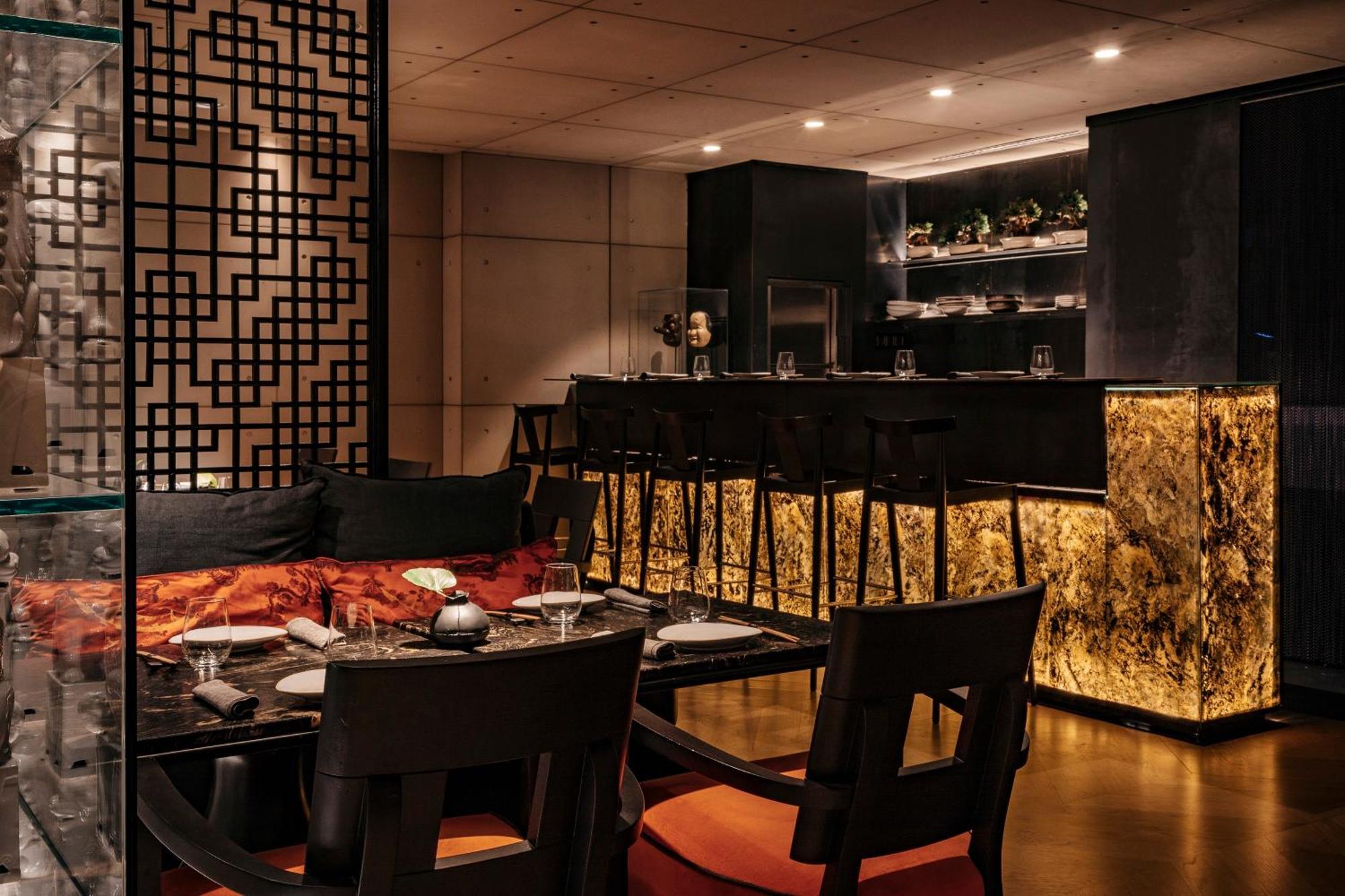 Claris Hotel & Spa Gl, A Small Luxury Hotel Of The World Barcelona Exteriér fotografie The interior of the restaurant